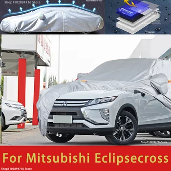 Pre Mitsubishi Eclipsecross Vonkajšie Ochrany Full Auto Kryt Sneh Pokrýva Slnečník Vodotesný, Prachotesný Exteriéru Auto príslušenstvo
