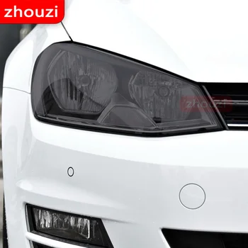 Pre Volkswagen VW Golf 7 MK7 2012-2019 Auto Svetlometu Odtieň Black Ochranný Film zadné svetlo Transparentné TPU Nálepky Príslušenstvo