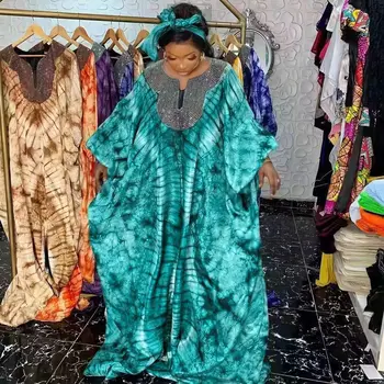 African Party Šaty Žien Šifón Boubou Dashiki Ankara Sequin Oblečenie Šaty Dubaj Kaftan Abaya Župan Marocaine Femme Jeden Kus