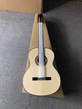 52mm matica,AC50 39 palcový Rezu Ručné Akustická španielska gitara,VENDIMIA Masívneho Cédrového dreva/Rosewood,Masívneho Smreku Klasickú gitaru,650mm
