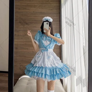 8 Štýle Anime Lolita Slúžka Cosplay Kostým Gothic Lolita Plus Veľkosť Slúžka Jednotné Roztomilý Zajačik Dievča Slúžka Oblečenie Parincess Party Šaty